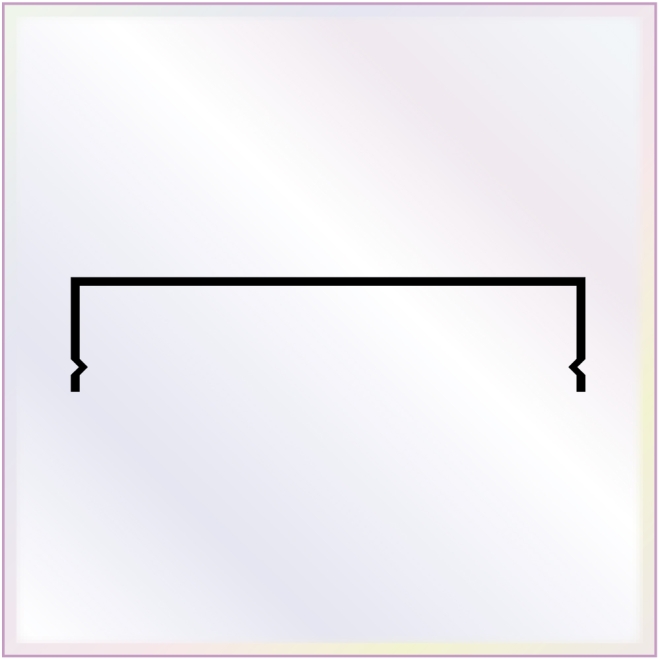 Alu - Abdeckprofil blank