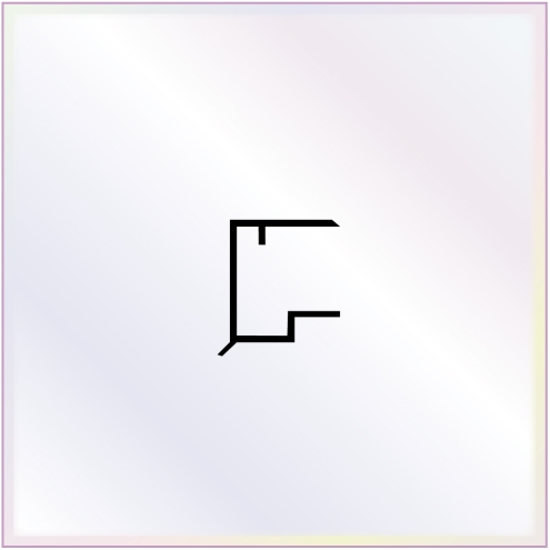 U - Profil mit Tropfkante 10 mm